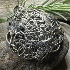 Pictish Triple Celtic Raven Necklace