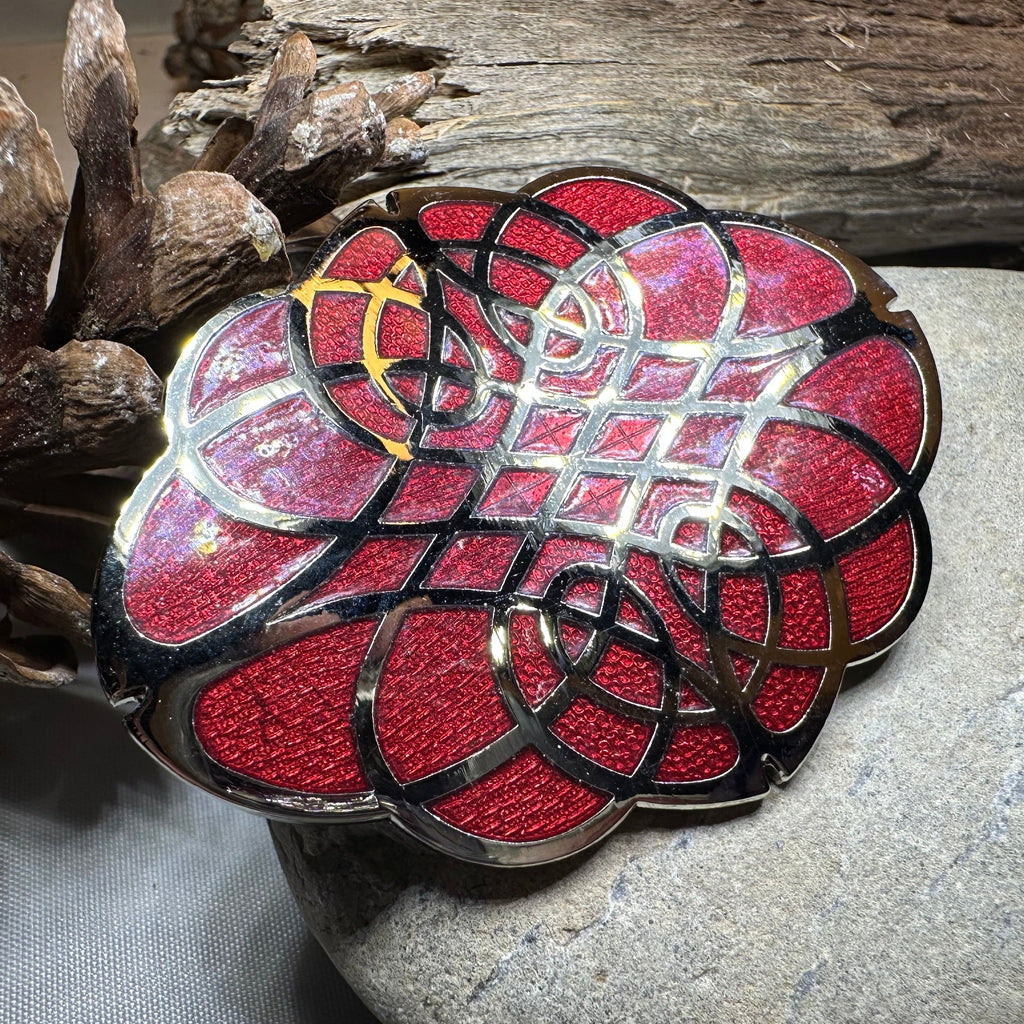 Rhianna Celtic Enamel Brooch