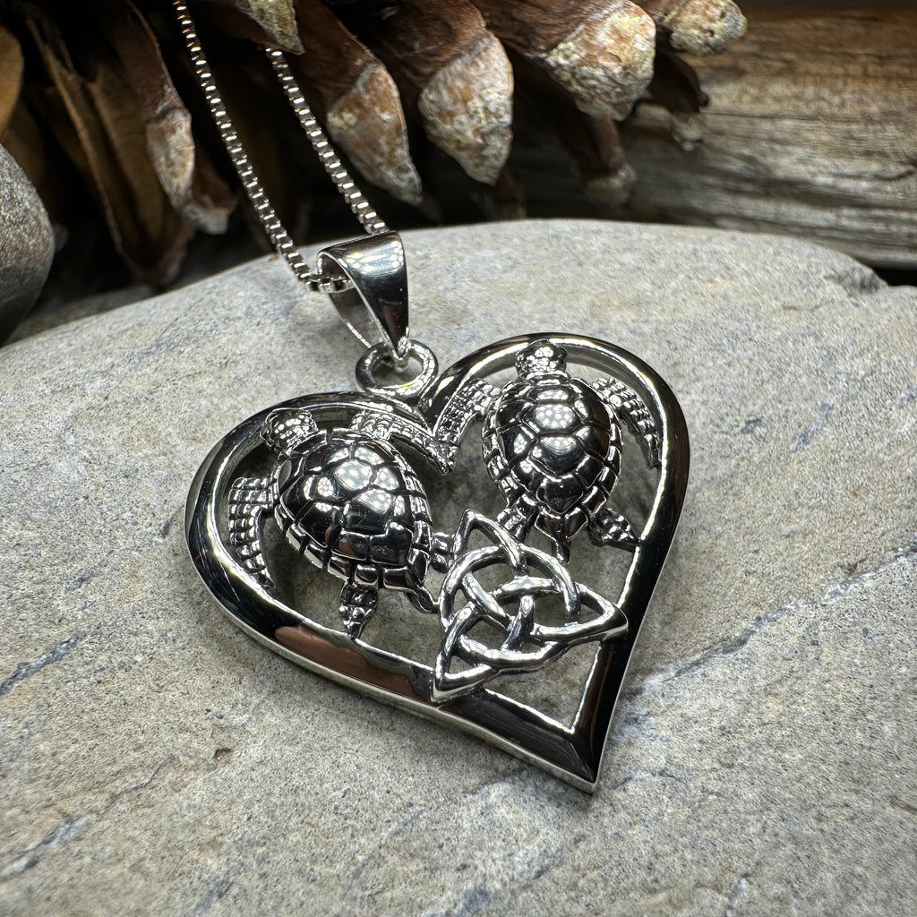 Celtic Turtle Lovers Necklace