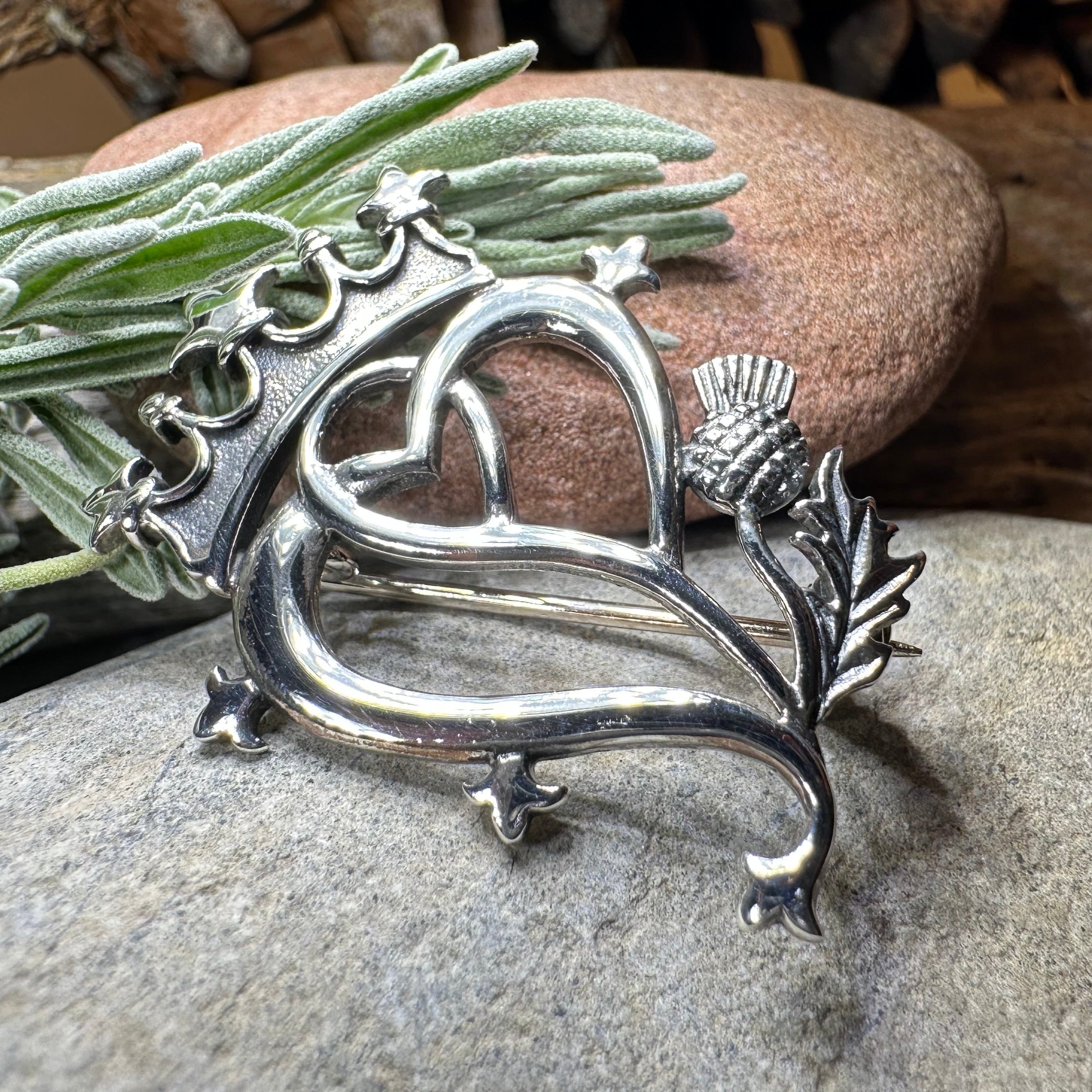 Sweetheart Luckenbooth Brooch