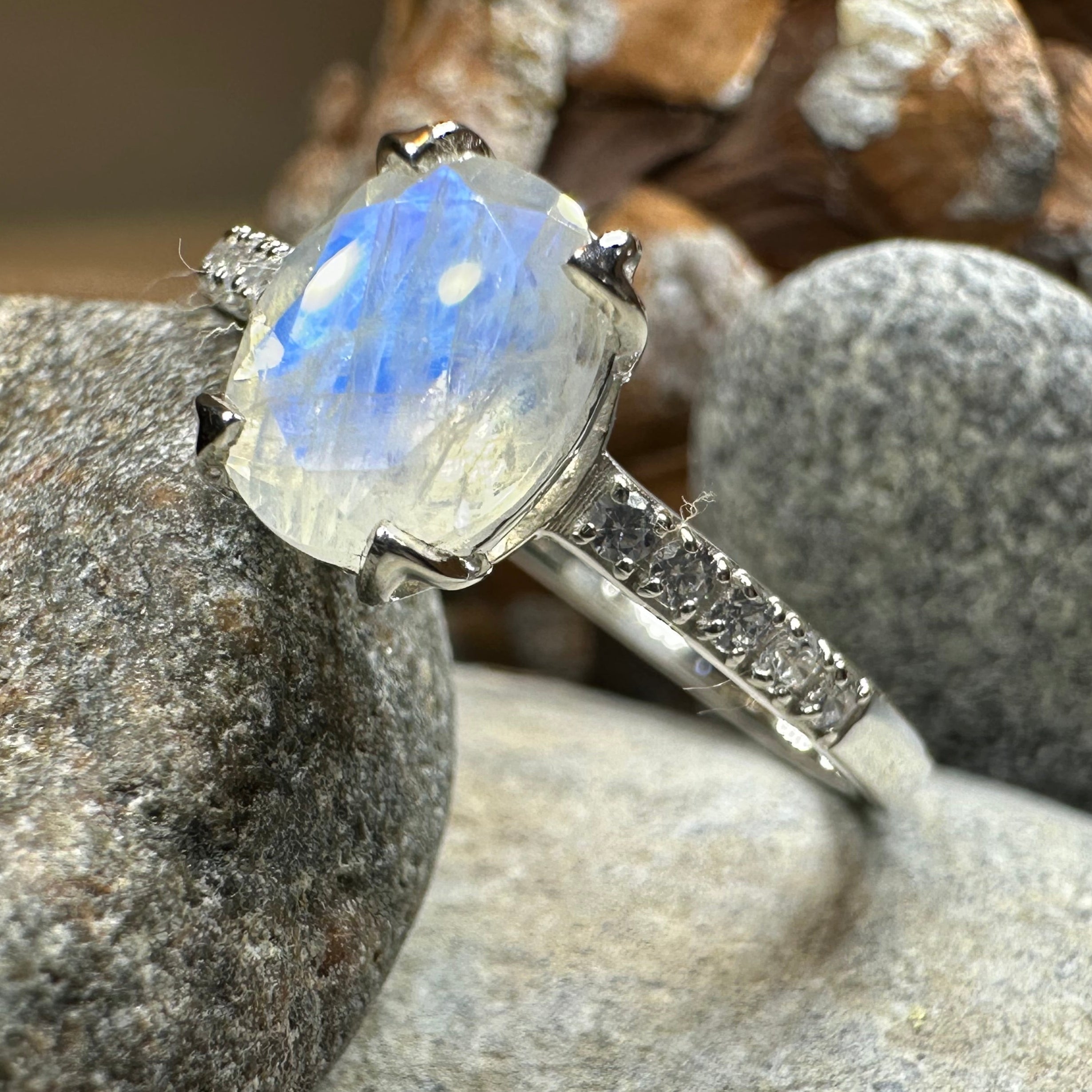 Emiliana Moonstone Promise Ring