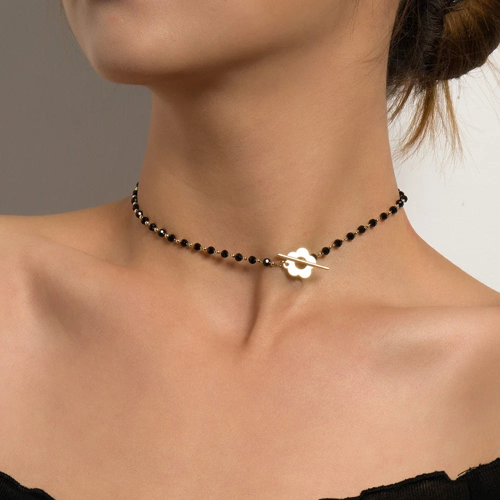 Dainty Floral Choker