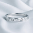 Star Diamond Sterling Silver Ring