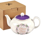 Purple Blessed Ceramic Teapot