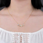 Olivenorma Tears Of Joy 1-8 Teardrop Birthstone Gift Card Necklace