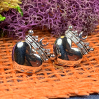 Celtic Claddagh Post Earrings