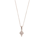 Olivenorma Cat's Eye Pendant Sweater Stainless Steel Necklace