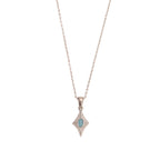 Olivenorma Cat's Eye Pendant Sweater Stainless Steel Necklace