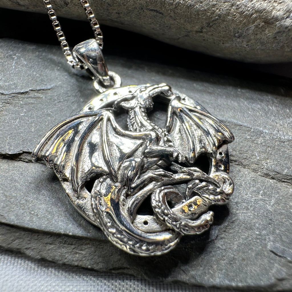 Silverwings Dragon Necklace