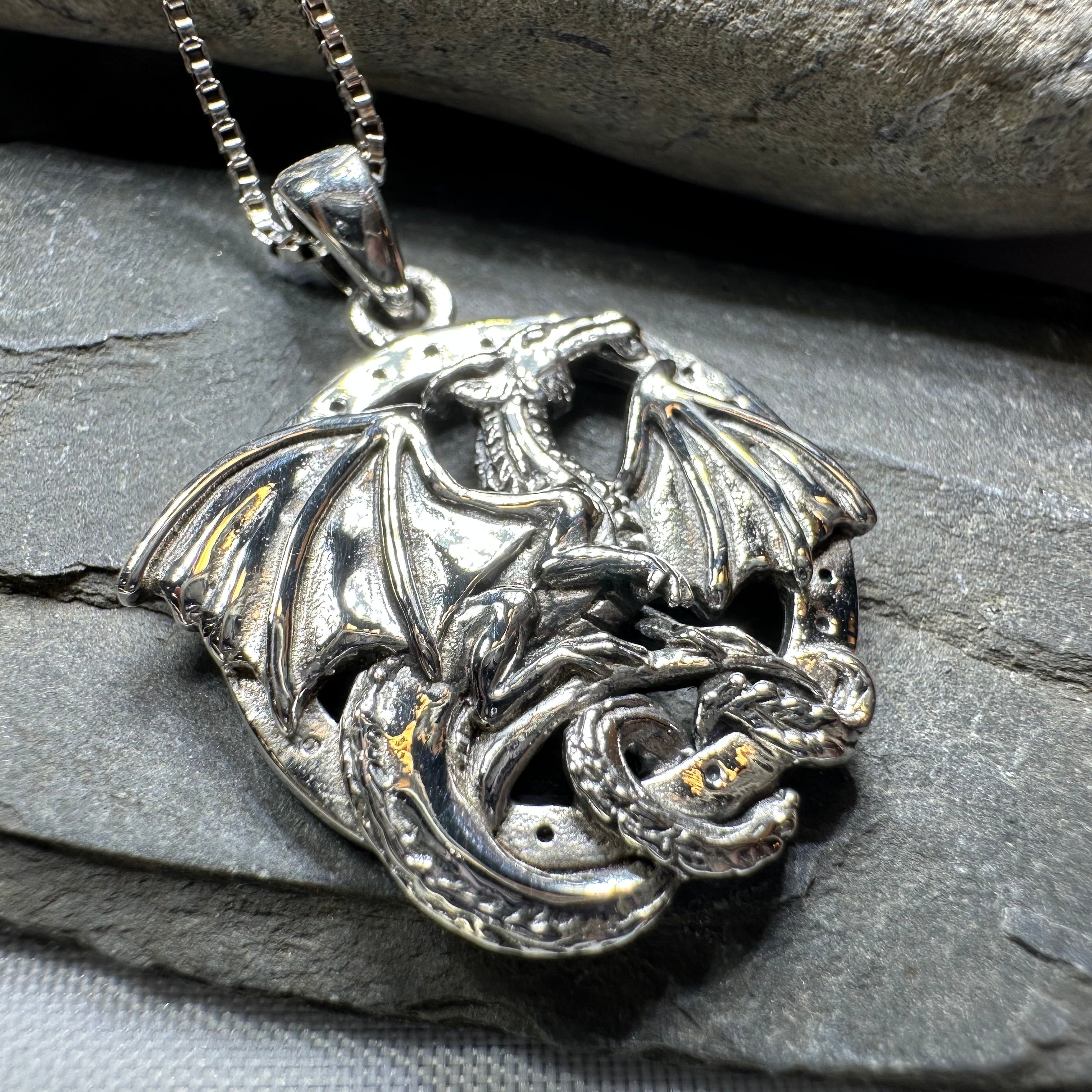Silverwings Dragon Necklace