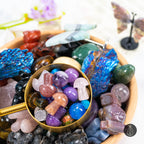 Crystal Stone Carvings Set - Angels, Turtles, Elephants, Owls, etc