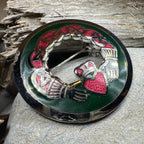 Enamel Irish Claddagh Brooch