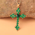 Veridienne Croixheart Necklace | Gold