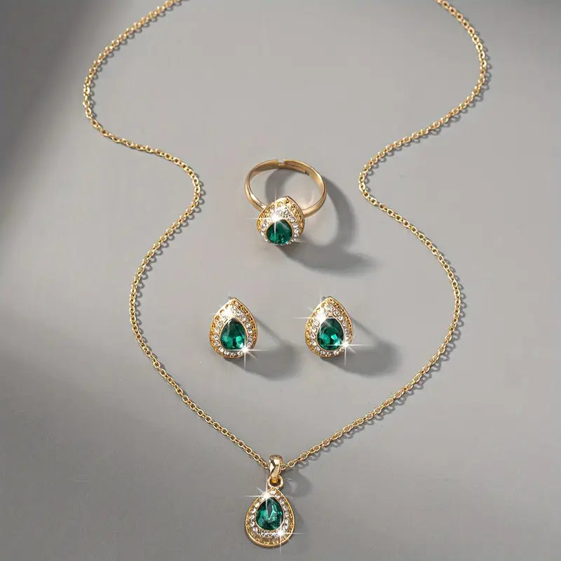 Exclusive Green Glass Jewelry Collection