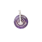 Olivenorma Natural Crystal Peace Buckle Tree Of Life Necklace