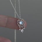 Olivenorma Handmade Dreamcatcher With Moonstone Necklace