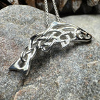 Celtic Salmon of Knowledge Necklace