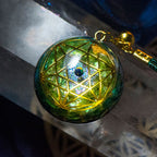 Olivenorma Moroxite With Peridot Purification Necklace