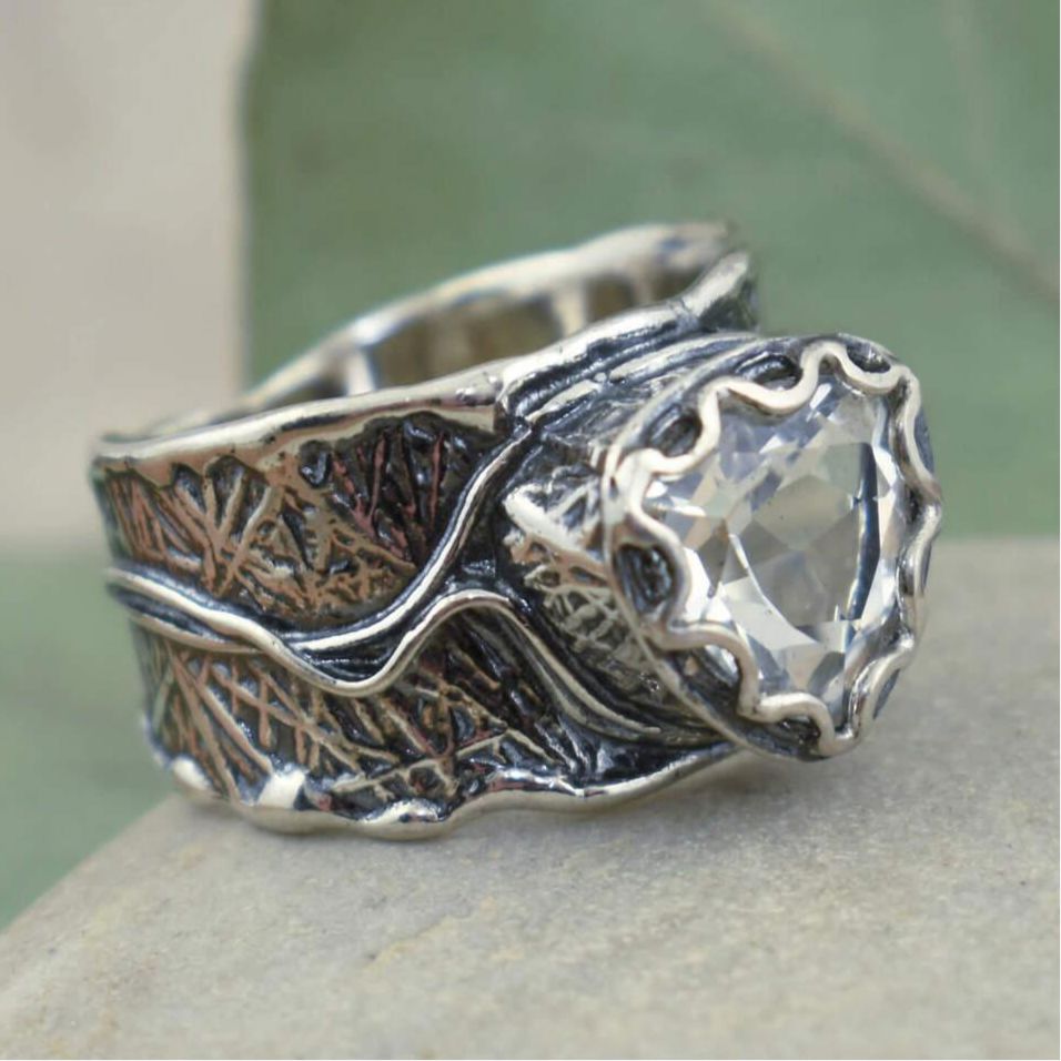 She's a Natural Ring - White Topaz