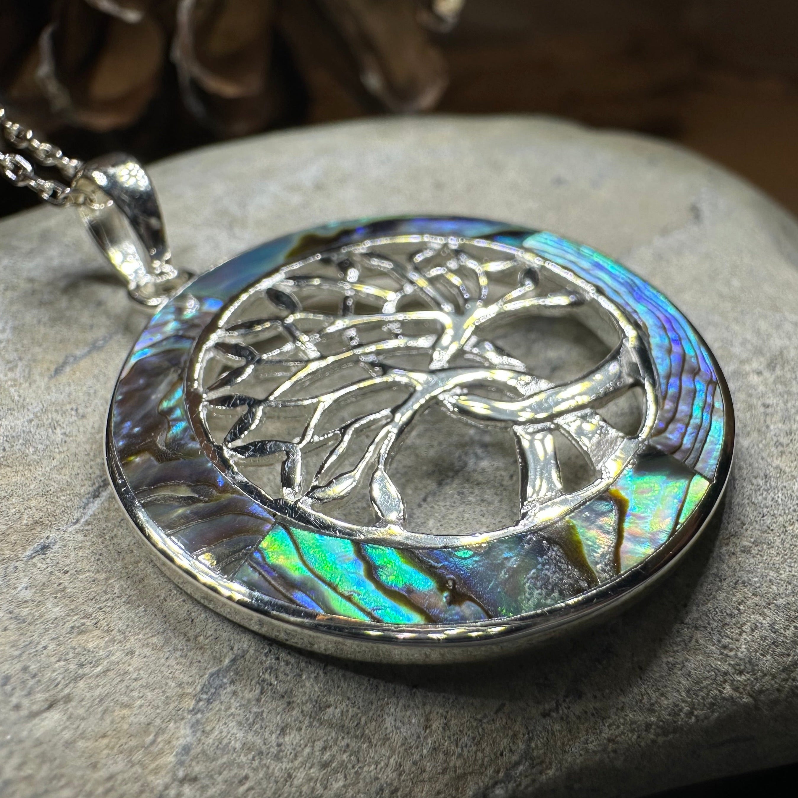 Carmina Tree of Life Shell Necklace
