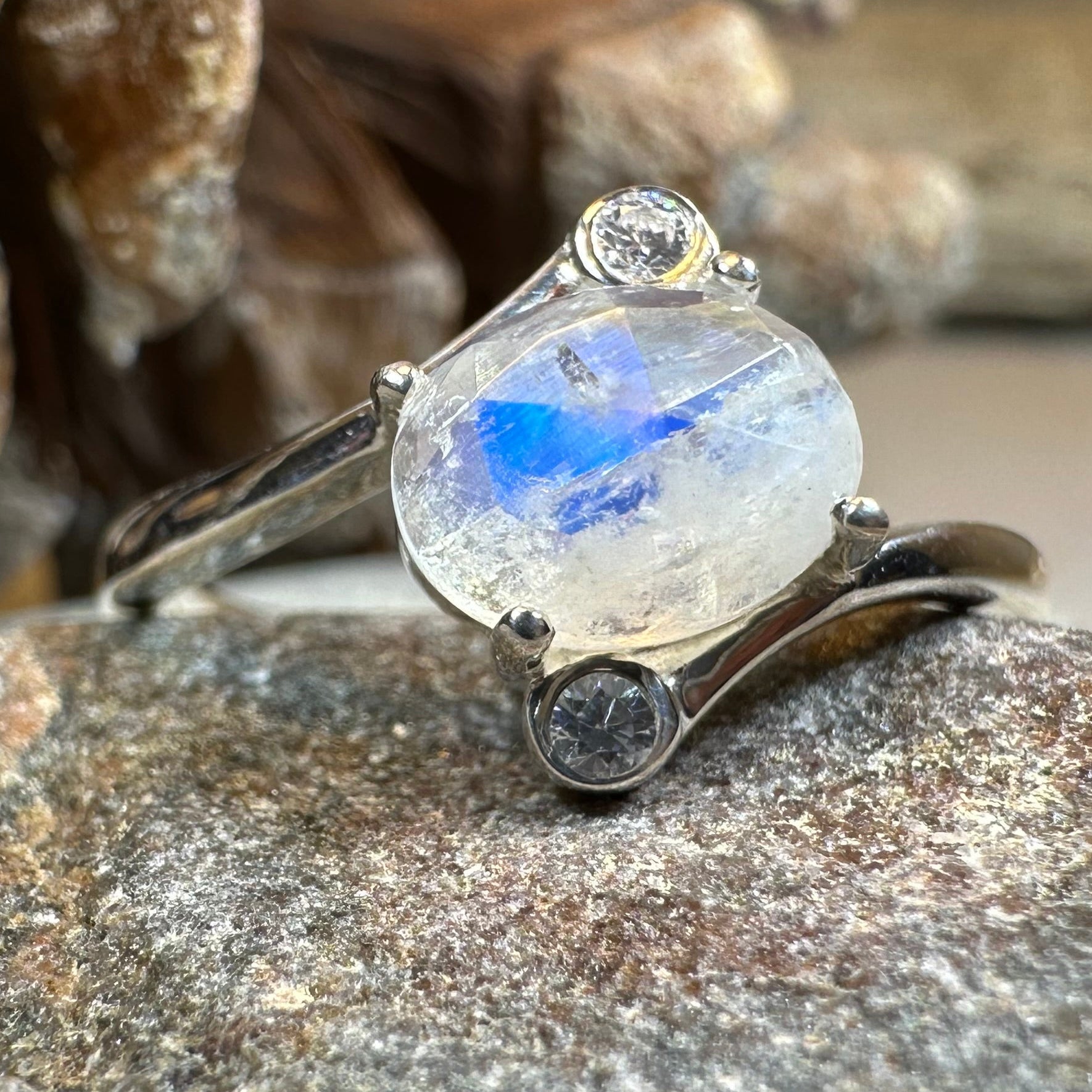 Lysandra Moonstone Ring