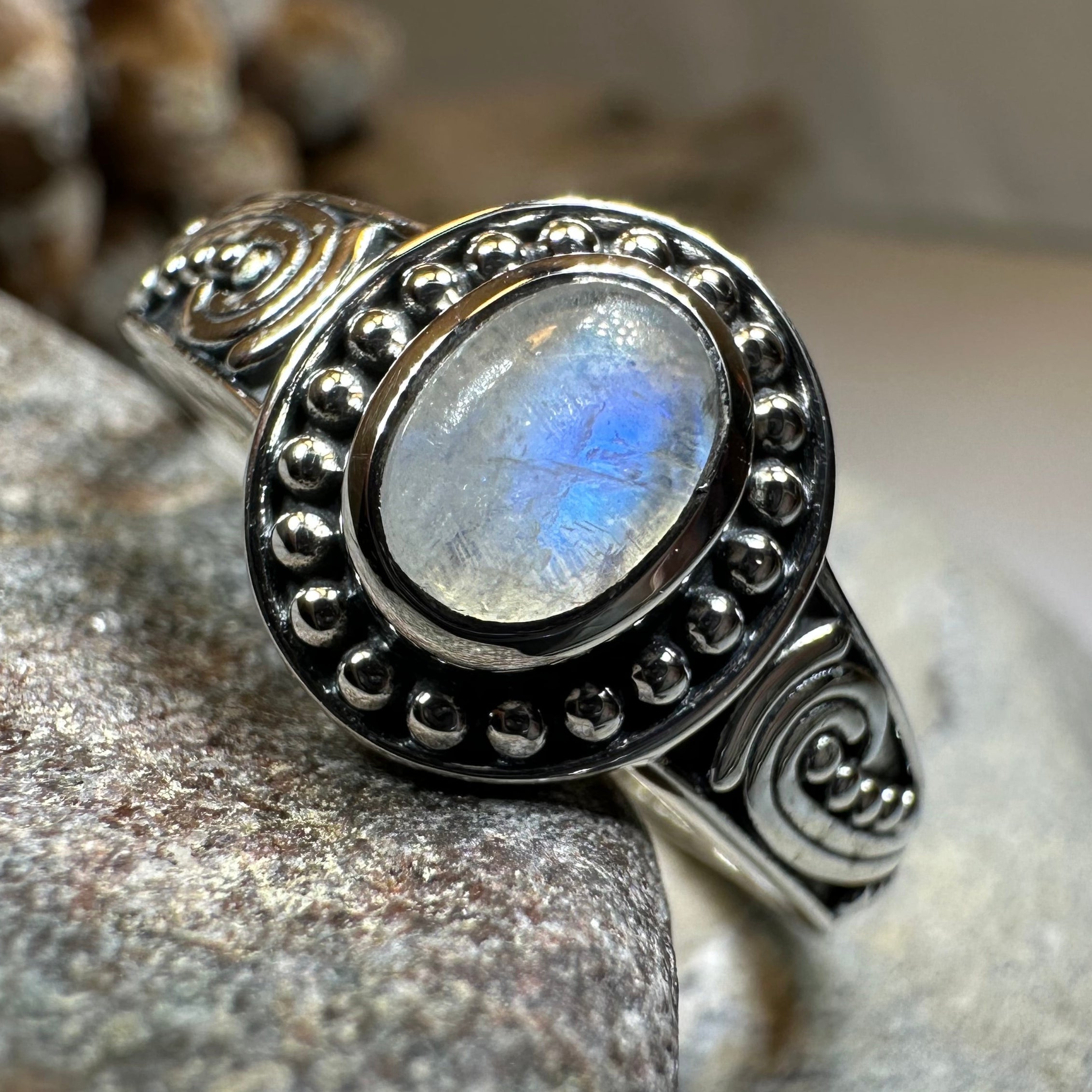 Galilah Celtic Moonstone Ring