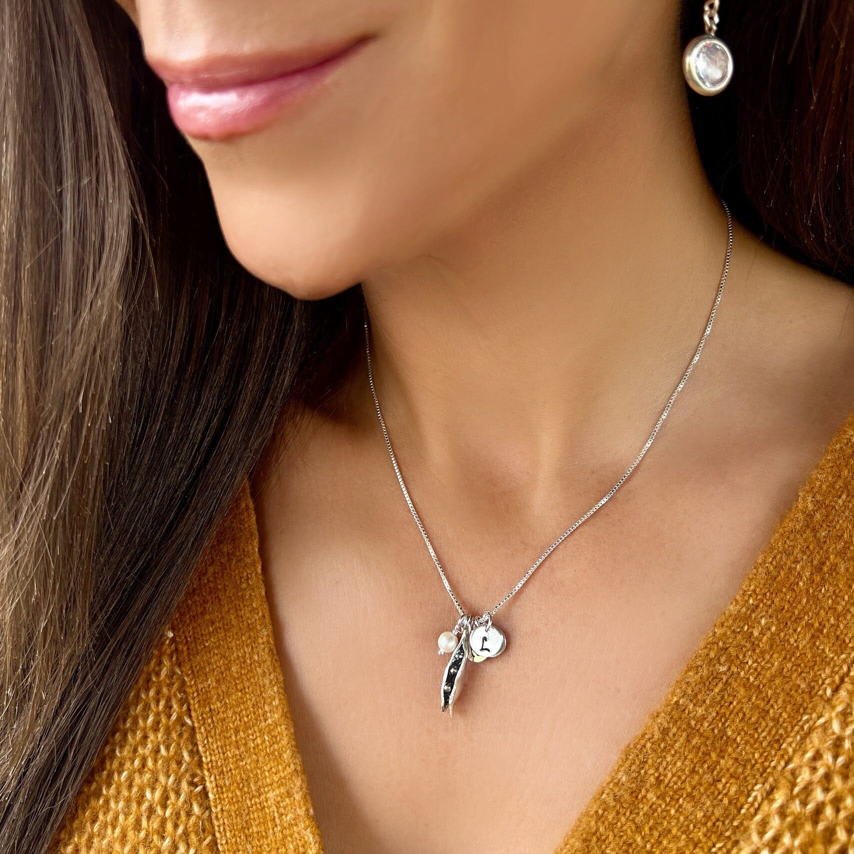 3 Peas in a Pod Necklace