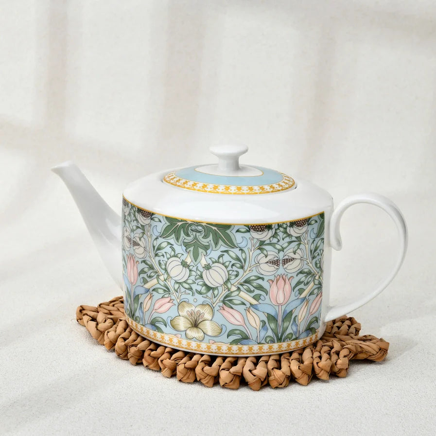William Morris Garden Fine China Teapot