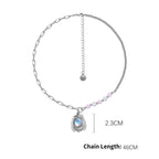 Olivenorma Moonstone Zodiac Pendant Alloy Necklace