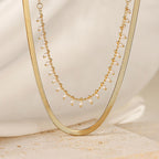 Marizanne | Luxe Snake Choker & Pearl Jewelry Set 18K Gold