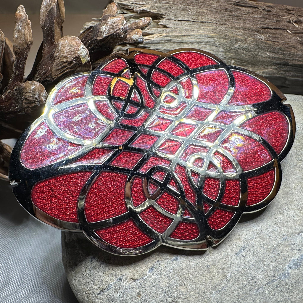 Rhianna Celtic Enamel Brooch