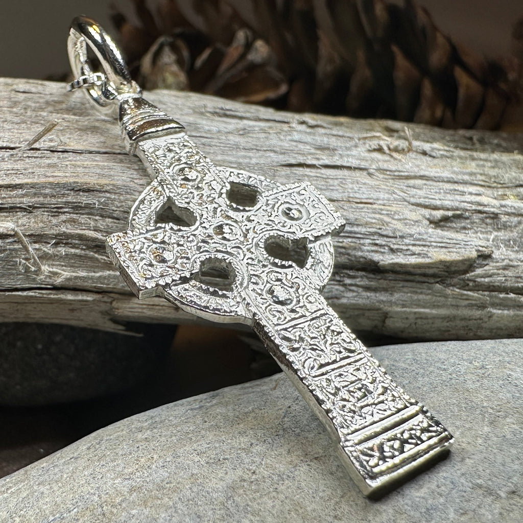 Artisan Irish Ahenny Cross Necklace