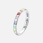 Sterling Silver Ring with Paw Design