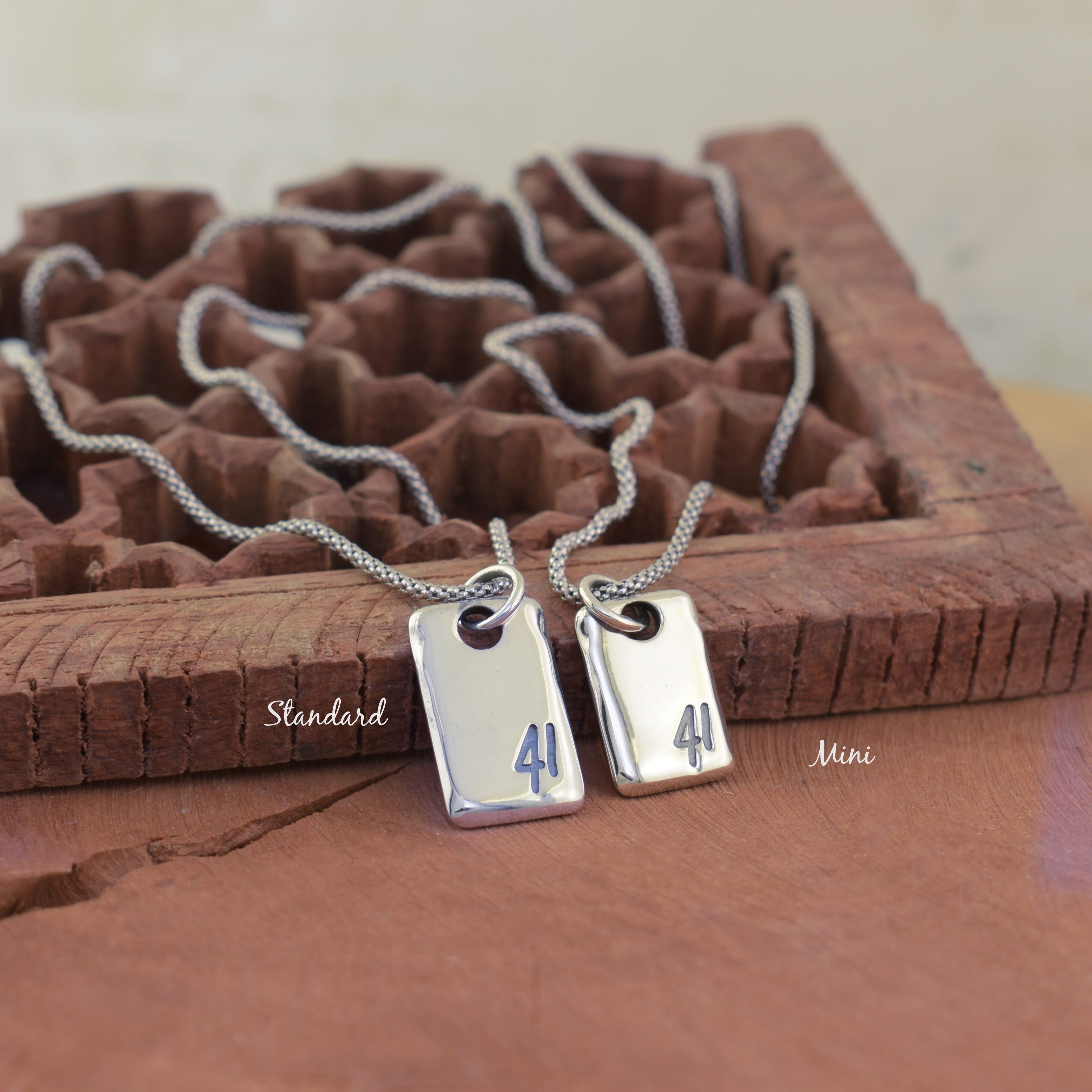 Mini 41 Tag Necklace (unisex)