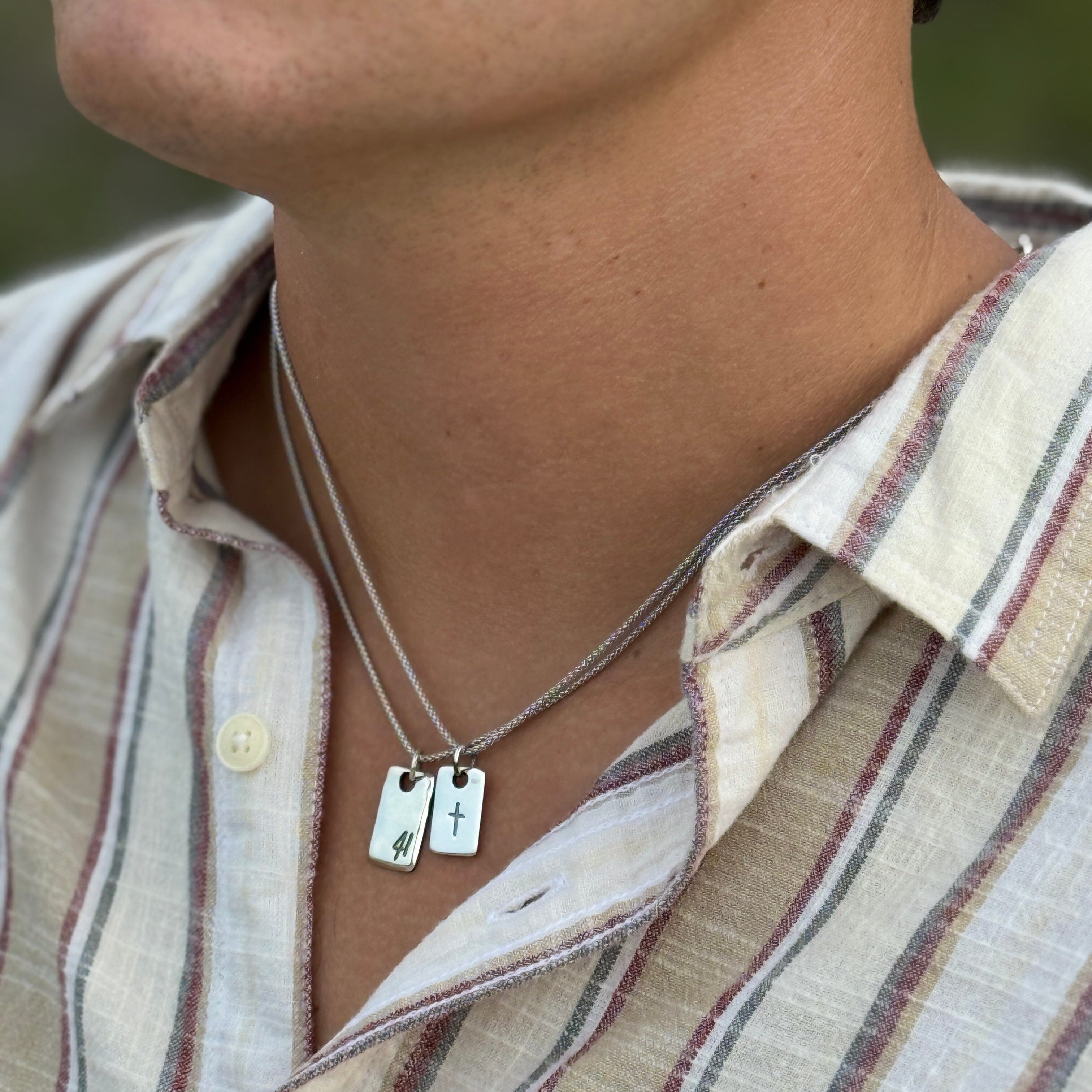 41 Tag Necklace (unisex)