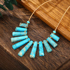 Olivenorma Emperor Stone Piano Necklace Bohemian Necklace