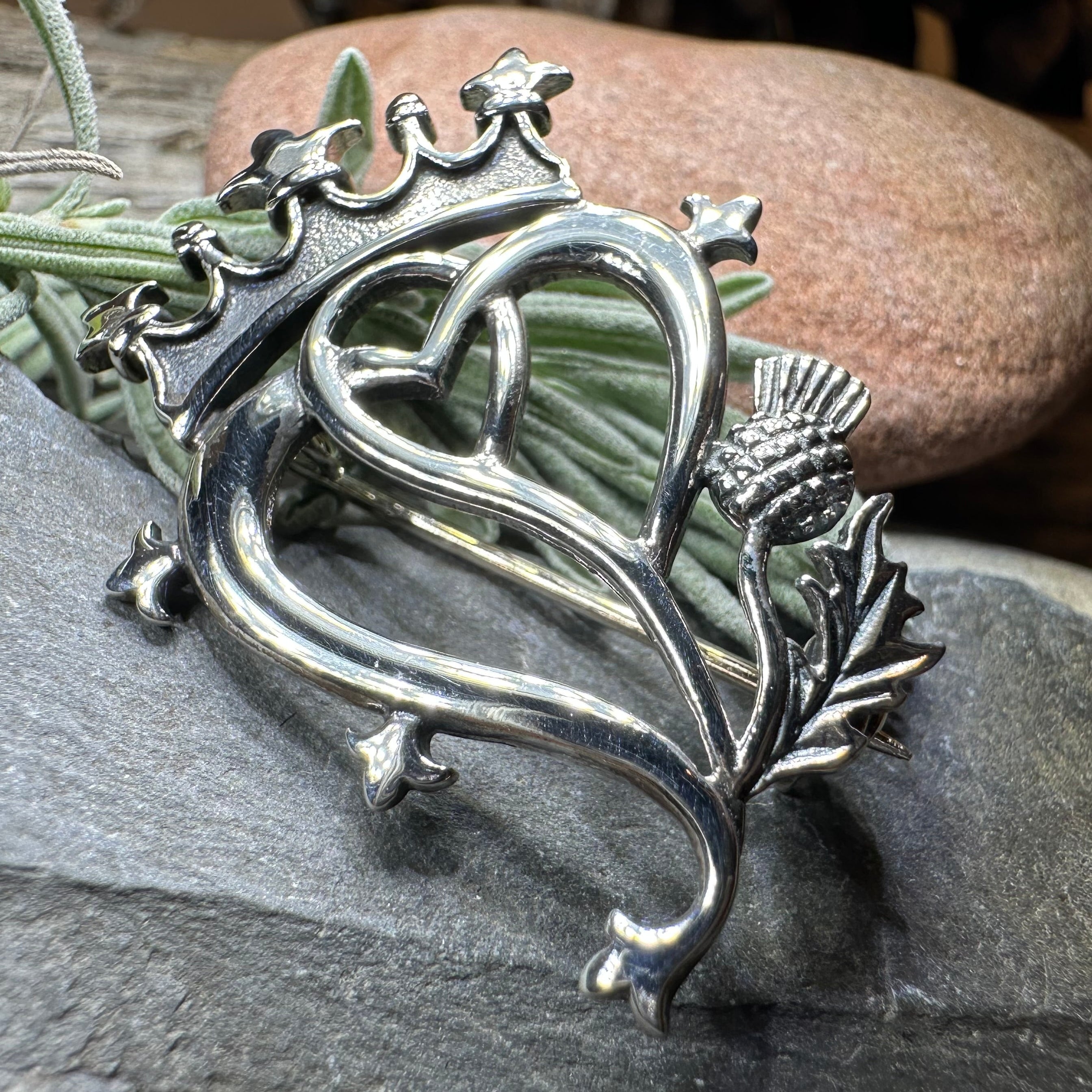 Sweetheart Luckenbooth Brooch