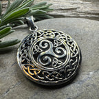 Nova Celtic Spiral Necklace