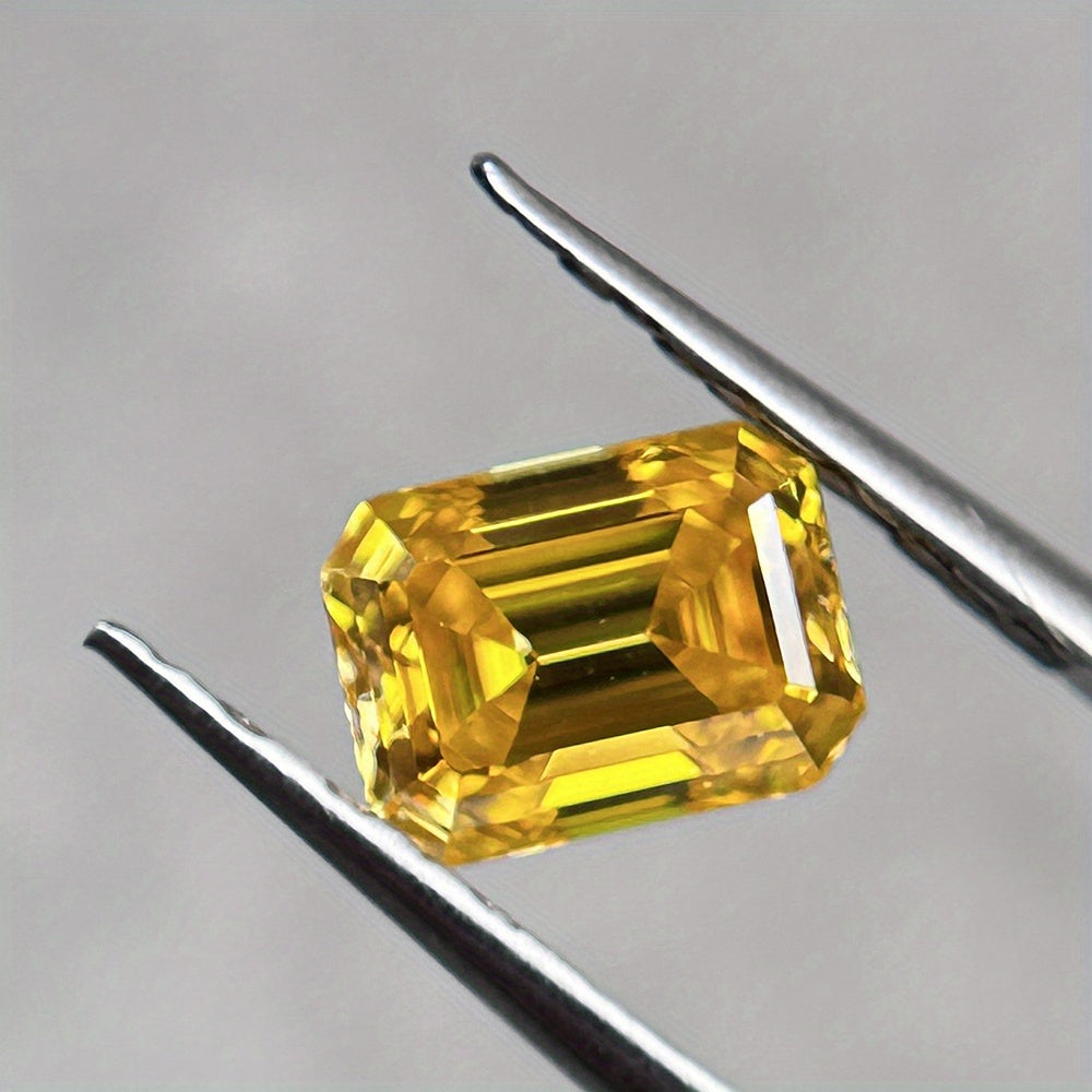 Golden Yellow Moissanite Loose Stone for Jewelry Making