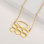 Olivenorma Lucky Angel Number With Angel Aperture Necklace