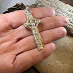 Artisan Irish Clonmacnoise Cross Necklace