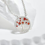 Olivenorma "Endless Growth" - Tree of Life Zircon Necklace