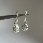 Sterling Silver 925 Grown Diamond Earrings