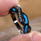Sapphire Moonlit Ring