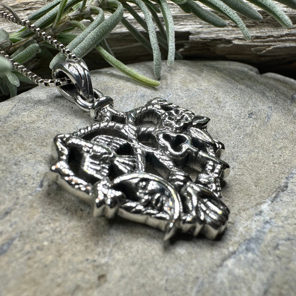 Heart Italian Cimaruta Pendant
