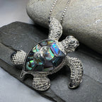 Abalone Turtle Necklace