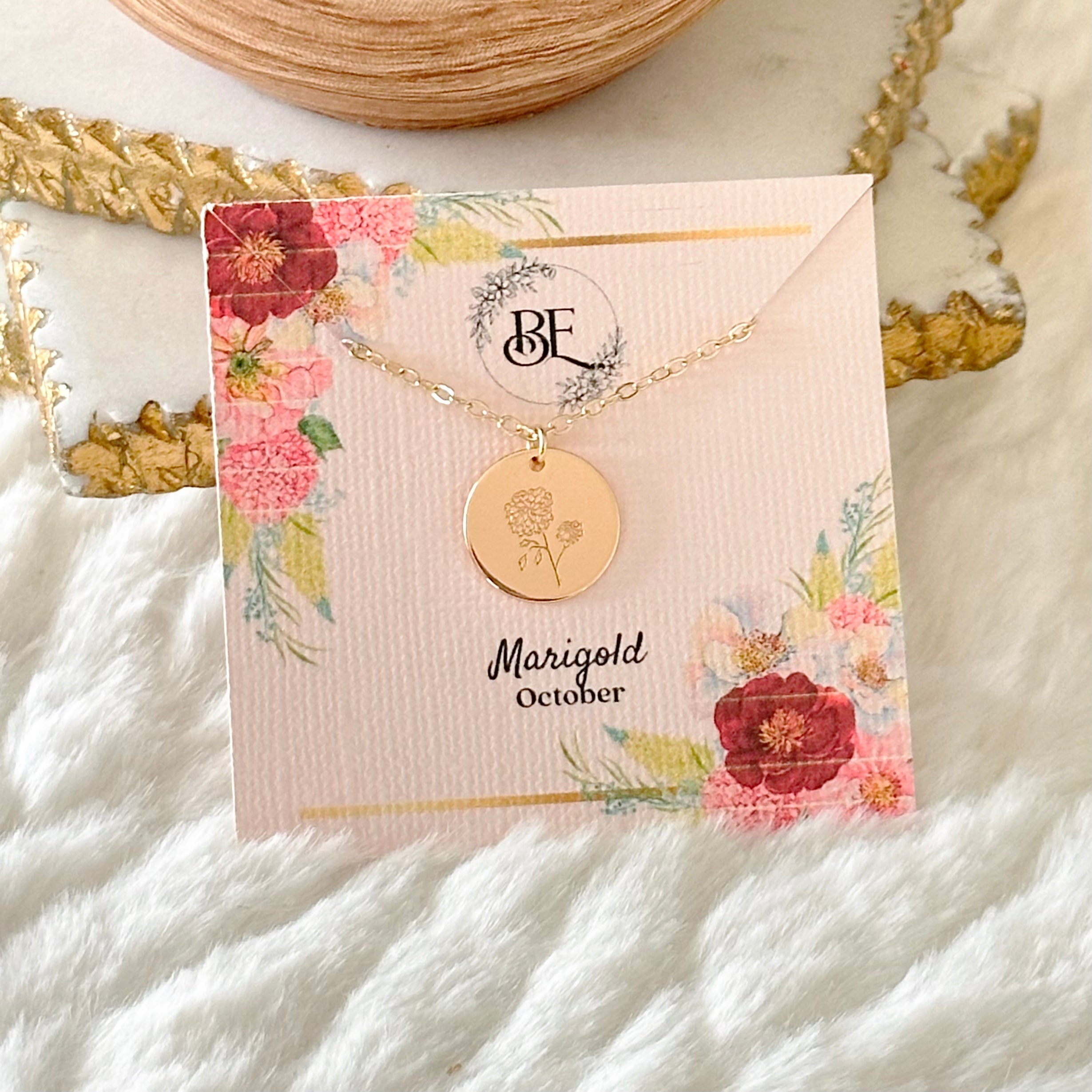 Birth Flower Necklace