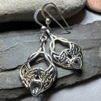 Heart Celtic Knot Earrings