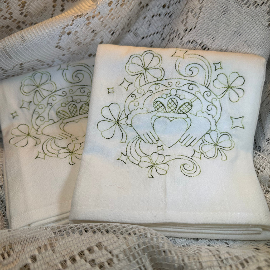 Handmade Irish Tea Towel Set