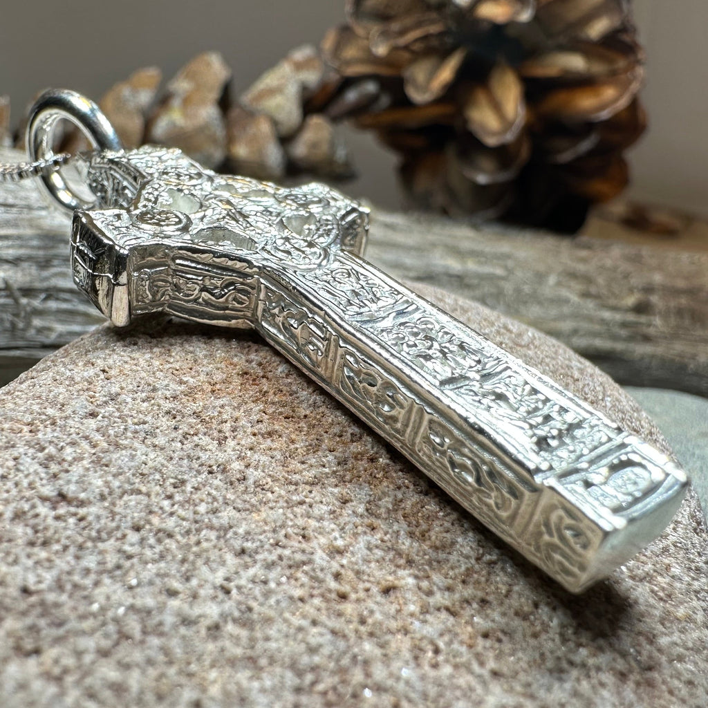 Artisan Irish Clonmacnoise Cross Necklace